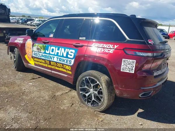 1C4RJHEG8S8724550 — 2025 Jeep Grand Cherokee, фото 3 с аукциона IAAI, Передняя часть