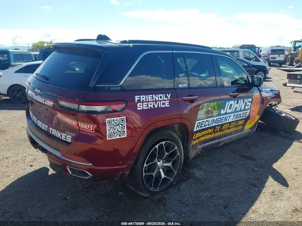 1C4RJHEG8S8724550 — 2025 Jeep Grand Cherokee, фото 4 с аукциона IAAI, Передняя часть