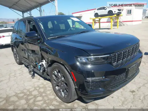 1C4RJHEG0S8760880 — 2025 Jeep Grand Cherokee, Правая сторона, фото до ремонта