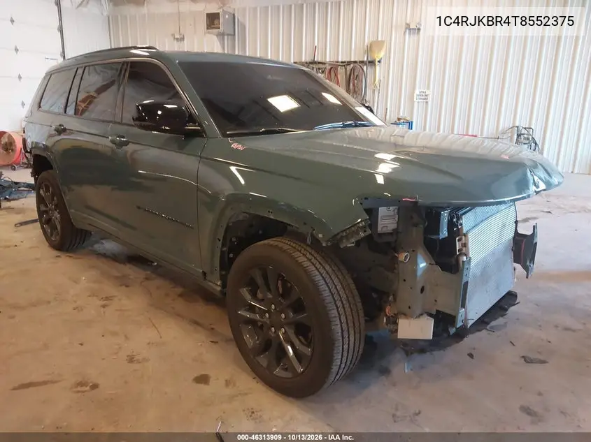 1C4RJKBR4T8552375 — 2026 Jeep Grand Cherokee, фото 2 с аукциона IAAI, Передняя часть