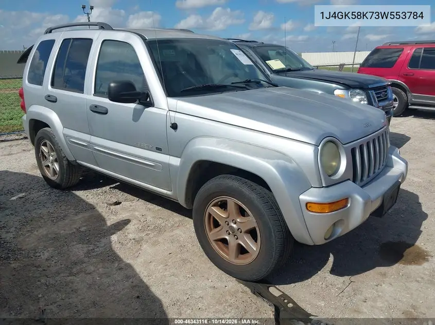 1J4GK58K73W553784 Jeep Liberty (North America) 2003 — повреждение Естественный износ, фото до ремонта
