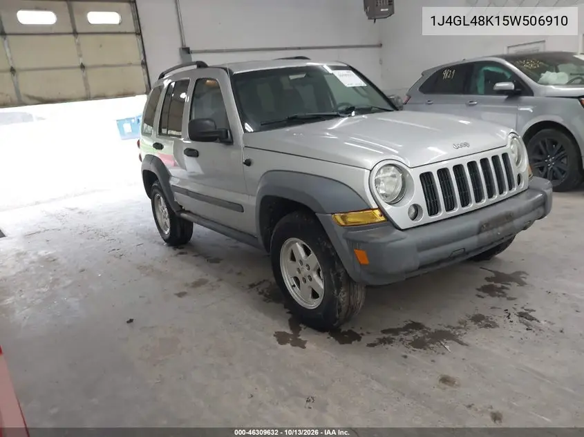 1J4GL48K15W506910 — 2005 Jeep Liberty (North America), фото 2 с аукциона IAAI 19.10.2026, Естественный износ