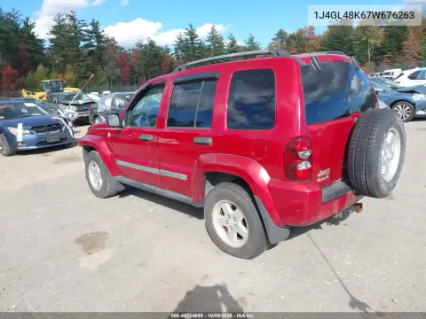2007 Jeep Liberty Sport VIN 1J4GL48K67W676263 фото 4