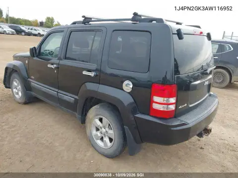 2010 Jeep Liberty Sport VIN 1J4PN2GK3AW116952 фото 3
