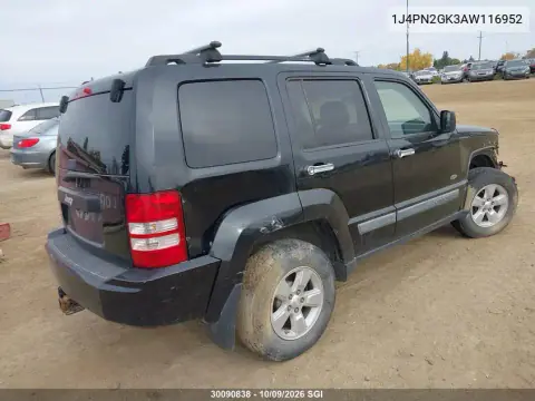 2010 Jeep Liberty Sport VIN 1J4PN2GK3AW116952 фото 4