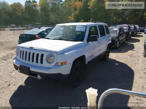 2012 Jeep Patriot Latitude VIN 1C4NJRFB4CD696360 фото 3