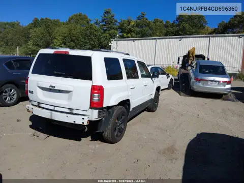 2012 Jeep Patriot Latitude VIN 1C4NJRFB4CD696360 фото 5