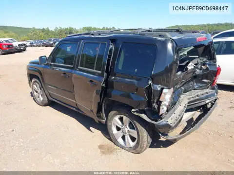 2012 Jeep Patriot Latitude VIN 1C4NJPFB9CD698447 фото 4