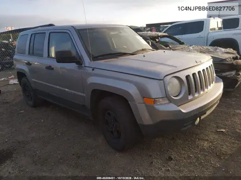 1C4NJPBB6ED827706 — 2014 Jeep Liberty (Patriot), Левая сторона, фото до ремонта