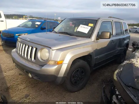 2014 Jeep Patriot Sport VIN 1C4NJPBB6ED827706 фото 3