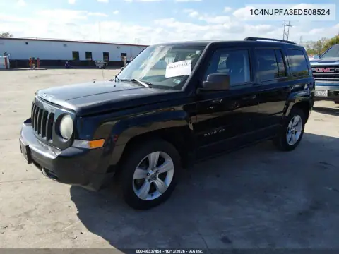 2014 Jeep Patriot Latitude VIN 1C4NJPFA3ED508524 фото 3
