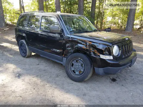 1C4NJPBA3GD527583 — 2016 Jeep Liberty (Patriot), Передняя часть, фото до ремонта
