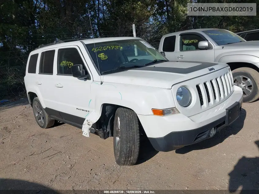 2016 Jeep Patriot Sport Se VIN 1C4NJPBAXGD602019 фото 2