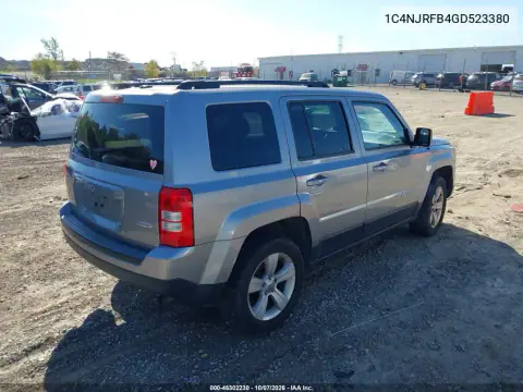 2016 Jeep Patriot Latitude VIN 1C4NJRFB4GD523380 фото 4