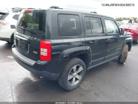 1C4NJRFBXGD658573 — 2016 Jeep Liberty (Patriot), фото 4 с аукциона IAAI, Передняя часть