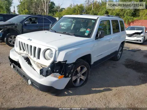 2017 Jeep Patriot High Altitude 4X4 VIN 1C4NJRFB6HD128246 фото 2