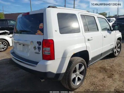 2017 Jeep Patriot High Altitude 4X4 VIN 1C4NJRFB6HD128246 фото 4