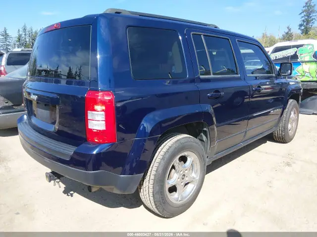 1C4NJPBB1GD749404 — 2016 Jeep Patriot Sport, фото 4 с аукциона IAAI 30.09.2026, Передняя часть