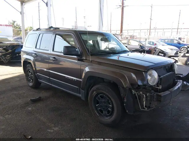 1C4NJPBB5GD537315 — 2016 Jeep Patriot Sport, Передняя часть (Front End), фото до ремонта