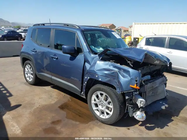 ZACNJABBXLPM01252 — 2020 Jeep Renegade Latitude FWD, Передняя часть (Front End), фото до ремонта