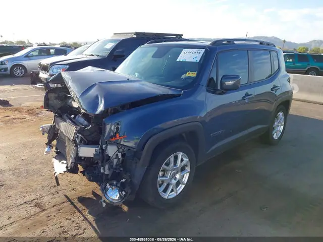 2020 Jeep Renegade Latitude Fwd VIN ZACNJABBXLPM01252 фото 2