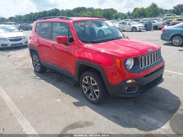 2016 Jeep Renegade Latitude VIN ZACCJBBT4GPD70336 фото 1