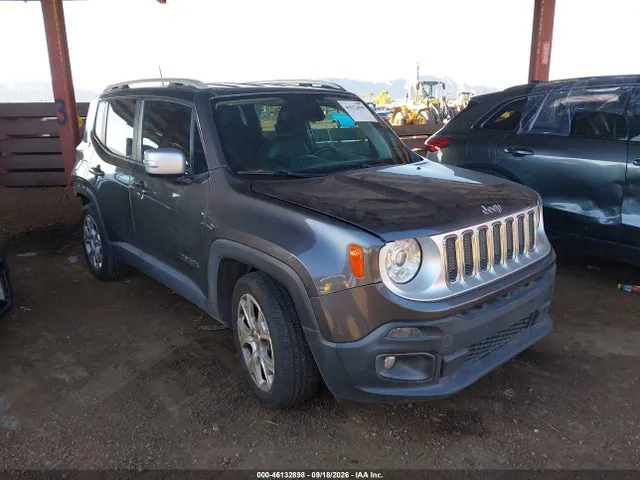 2018 Jeep Renegade Limited Fwd VIN ZACCJADBXJPG92291 фото 1