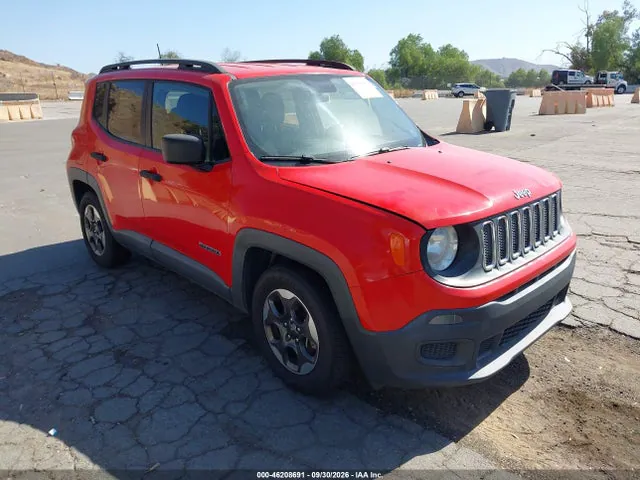 2016 Jeep Renegade Sport VIN ZACCJAAW2GPE40891 фото 1