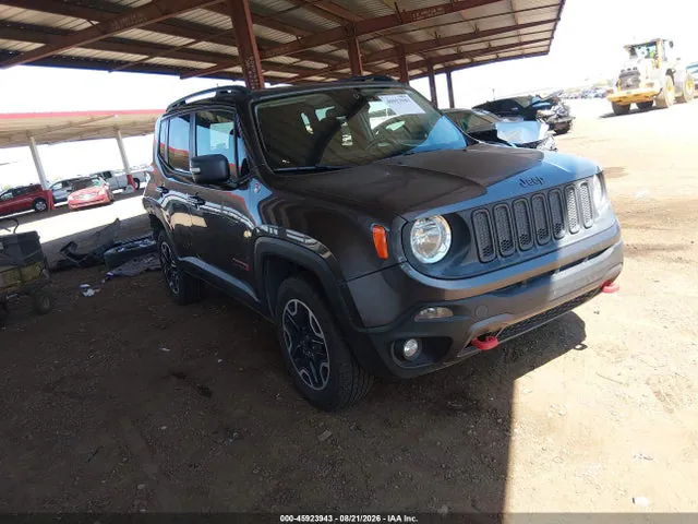 2016 Jeep Renegade Trailhawk VIN ZACCJBCT1GPD63634 фото 1