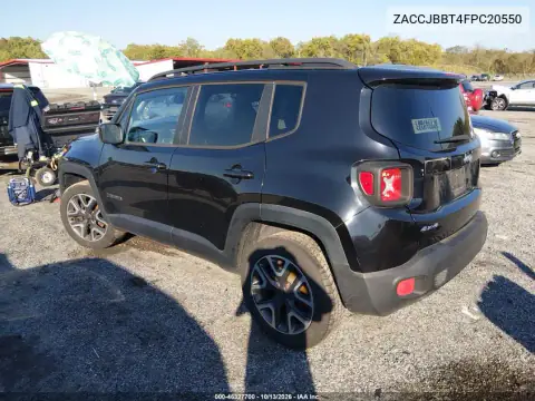 2015 Jeep Renegade Latitude VIN ZACCJBBT4FPC20550 фото 4