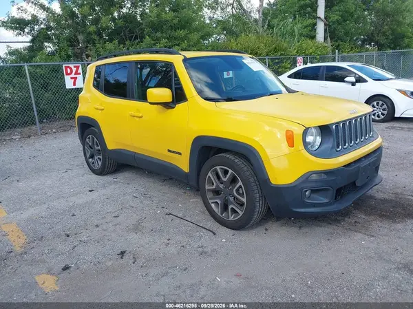 ZACCJABT5GPD06168 — 2016 Jeep Renegade, Задняя часть слева (Left Rear), фото до ремонта