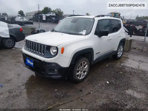 ZACCJBBT5GPD42478 — 2016 Jeep Renegade, фото 3 с аукциона IAAI, Правый бок