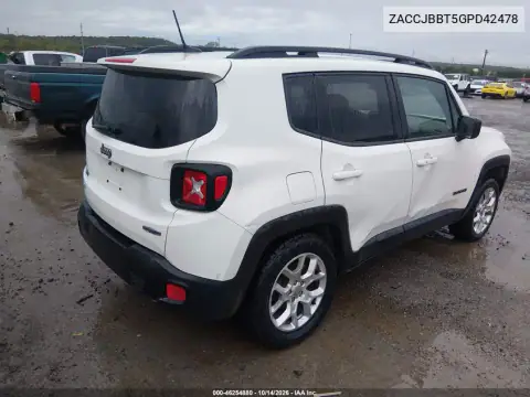 ZACCJBBT5GPD42478 — 2016 Jeep Renegade, фото 5 с аукциона IAAI, Правый бок