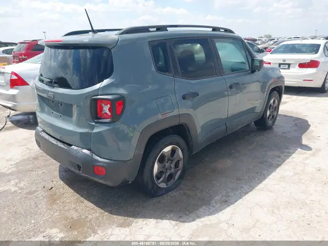 2017 Jeep Renegade VIN ZACCJAAB0HPF38736 фото 4