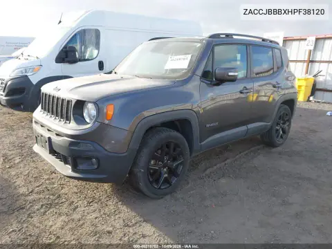 2017 Jeep Renegade Altitude 4X4 VIN ZACCJBBBXHPF38120 фото 2