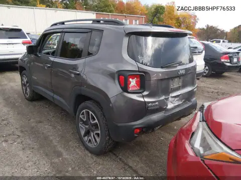 ZACCJBBB5HPF76533 — 2017 Jeep Renegade, фото 4 с аукциона IAAI, Задняя часть