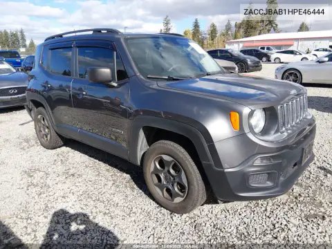 2017 Jeep Renegade Sport 4X4 VIN ZACCJBAB1HPE46444 фото 2