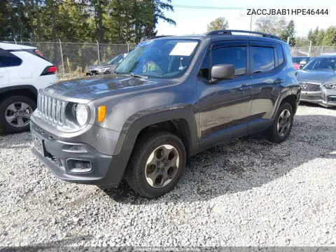 2017 Jeep Renegade Sport 4X4 VIN ZACCJBAB1HPE46444 фото 3