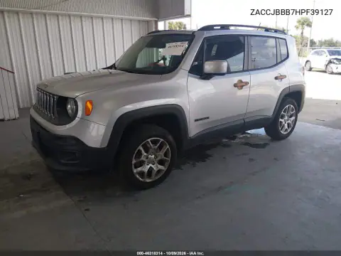 2017 Jeep Renegade Latitude 4X4 VIN ZACCJBBB7HPF39127 фото 3
