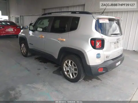 2017 Jeep Renegade Latitude 4X4 VIN ZACCJBBB7HPF39127 фото 4