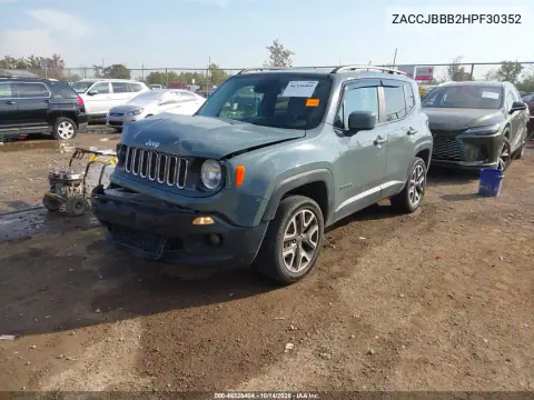 ZACCJBBB2HPF30352 — 2017 Jeep Renegade, фото 3 с аукциона IAAI, Повреждение двигателя