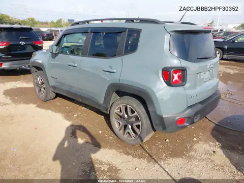 ZACCJBBB2HPF30352 — 2017 Jeep Renegade, фото 4 с аукциона IAAI, Повреждение двигателя