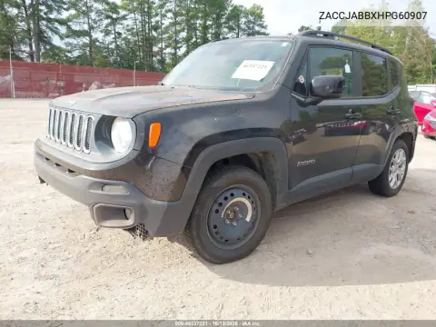 2017 Jeep Renegade Latitude Fwd VIN ZACCJABBXHPG60907 фото 2