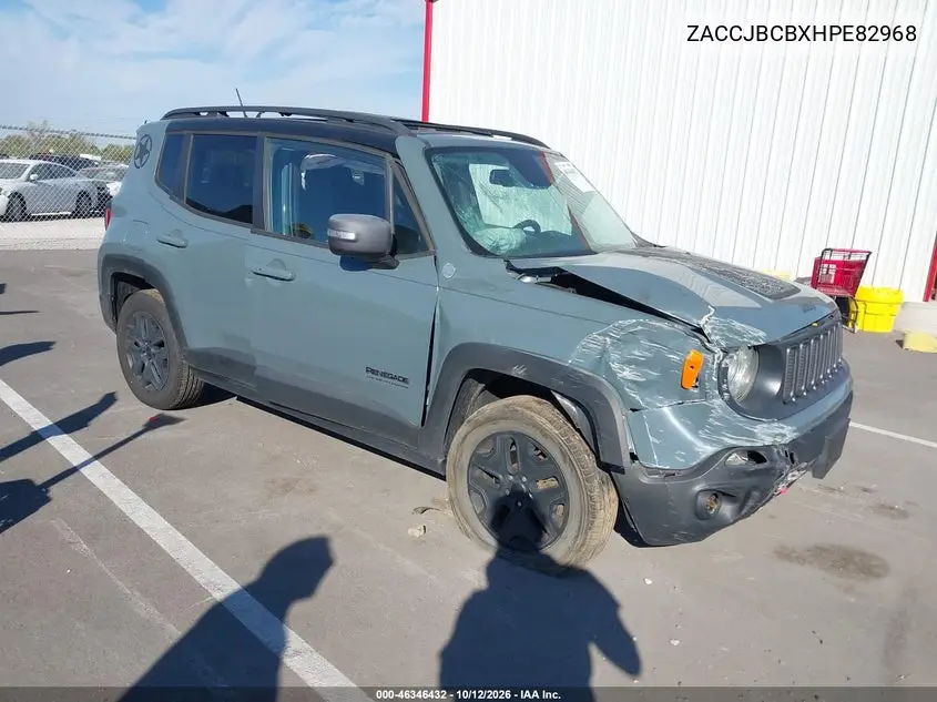 2017 Jeep Renegade Deserthawk 4X4 VIN ZACCJBCBXHPE82968 фото 1