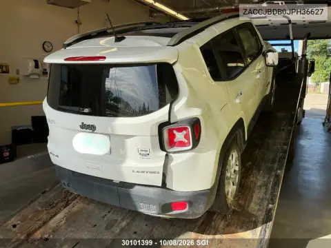2018 Jeep Renegade Limited VIN ZACCJBDB0JPH36627 фото 4