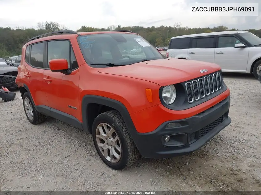 ZACCJBBB3JPH69091 — 2018 Jeep Renegade, фото 2 с аукциона IAAI, Задняя часть