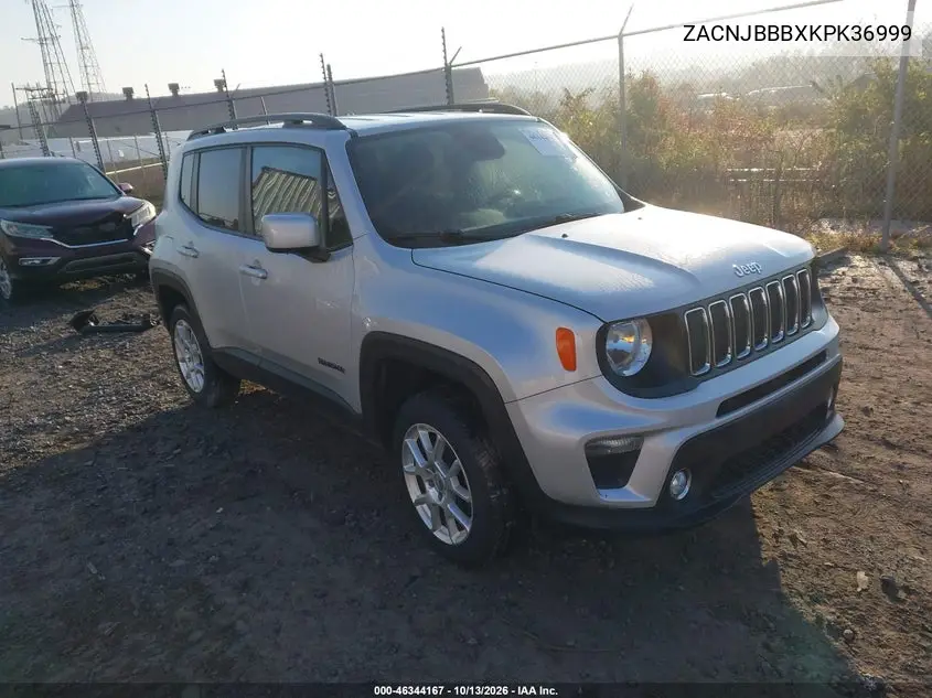 2019 Jeep Renegade Latitude 4X4 VIN ZACNJBBBXKPK36999 фото 1