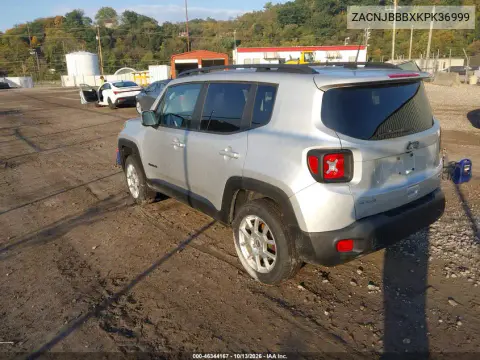 2019 Jeep Renegade Latitude 4X4 VIN ZACNJBBBXKPK36999 фото 3