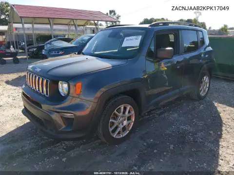 ZACNJAAB2KPK17049 — 2019 Jeep Renegade, Правая сторона, фото до ремонта