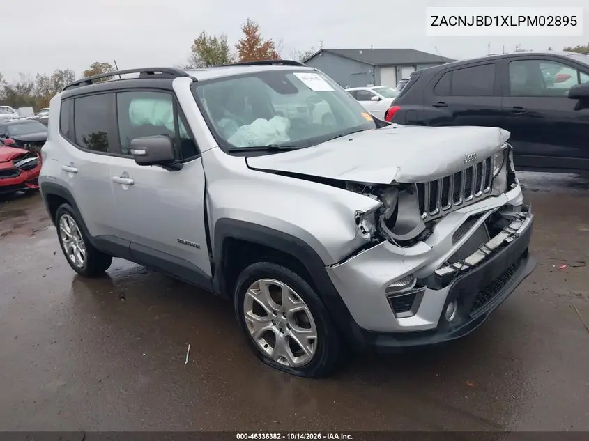 ZACNJBD1XLPM02895 Jeep Renegade 2020 — повреждение Повреждение двигателя, фото до ремонта